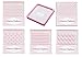 Cookie Stencil Decorating Frame Beginner Kit Set - American Confections - Polkadot, Hearts, Chevron, Stripes, Stars - Set of 6