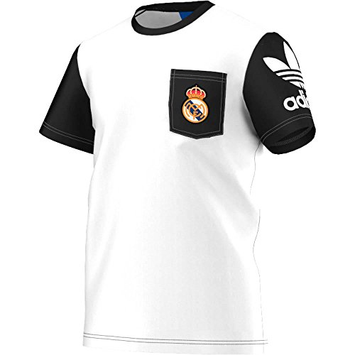 Adidas Mens Originals Real Madrid Pocket T Shirt Desertcart - Main Image