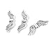 Zuoyou 50 pcs 20mm Angel Wing Spacer Metal Beads DIY for Bracelets Necklace Silver