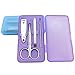 4 in 1 Stainless Steel Manicure Set Women Beauty Nail Tools Sets Clipper Trimmers Pedicure Scissor with Box (8pcs)