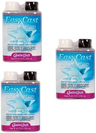 Environmental Technology 8-Ounce Kit Casting' Craft Casting Epoxy, Clear (Тhrее Расk)