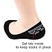 Toes Home No Show Socks Womens, Ultra Low Cut Liners Non Slip Footies for Flats Hidden Invisible Boat Summer 5 Pairs