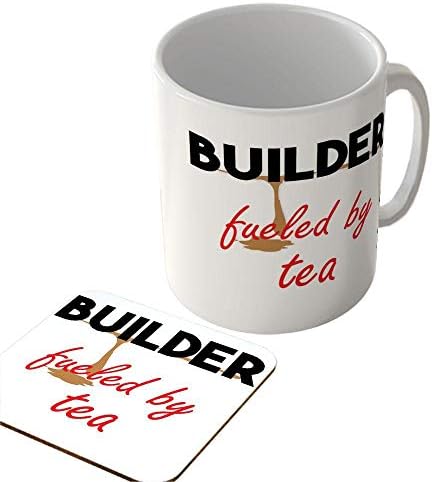 MAC_FBC_015 BUILDER fueled by tea - Mug and Coaster set
