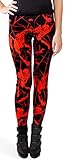 Thenice Women's Sexy Stretchy Leggings Pencil Pants (Spider-Man)