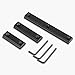 Keymod Picatinny Rail Sections VAGREEZ 5-Slot 7-Slot 13-Slot Aluminum Keymod Rail Mount for Handguard Mount System with 7 Set Screws & Nuts, 3 Allen Wrenchs (Black)