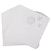 Shappy 30 Pieces Snowflake Place Cards, White Christmas Table Name Cards for Winter Party Table Setting