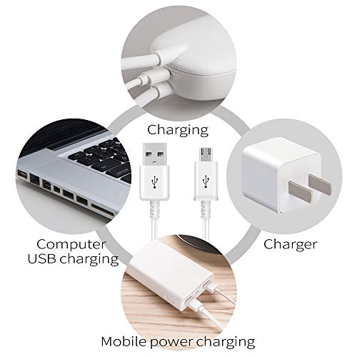Led Desk Lamp Multi-Function As Pencil Case and Mobile Phone Holder, Soft and Eye-Protecting, Three-Speed Adjustable Light Table Lamp(White)
