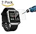 (2 Pack) Fitbit Blaze Screen Protector, FONTAR Premium HD Clear Tempered Glass Screen Protector for Fitbit Blaze Smart Watch, 9H Hardness Multi-layer Explosion-proof and Anti-Bubble Screen Guard