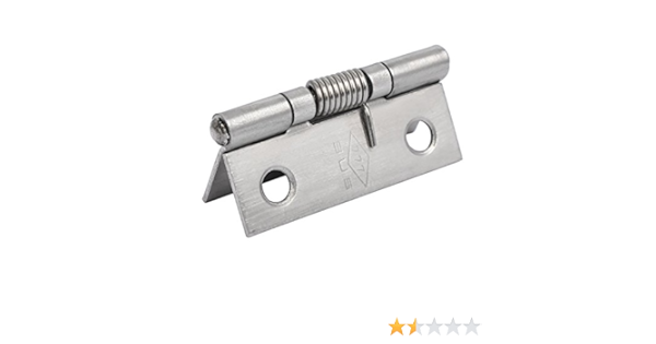 Amazon Com Uxcell 38mm Long Stainless Steel Self Closing Spring Loaded Door Hinge Tools Home Improvement