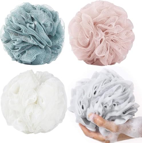 BTYMS Duschschwamm Aus Netz-Mesh – Loofah-Ersatz, 60 G, Für Peeling Und Schaum