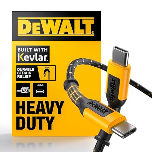 DEWALT USB C Cable 6 ft