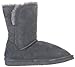 BEARPAW Women's Abigail Winter Boot, Charcoal, 7 M US