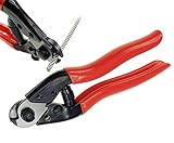 Muzata Stainless Steel Wire Rope Aircraft Bicycle Cable Cutter for Deck Railing,Up to 5/32" CR12,Series CT1