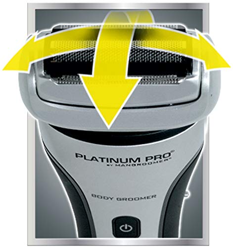 Platinum Pro by MANGROOMER - New Body Groomer, Ball Groomer and Body Trimmer with Lithium Max Battery, Bonus Extra Foil… - Image 4