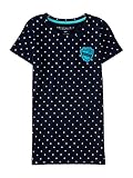 Aeropostale Women's 1987 Shield Patch Polka Dot Tee Shirt