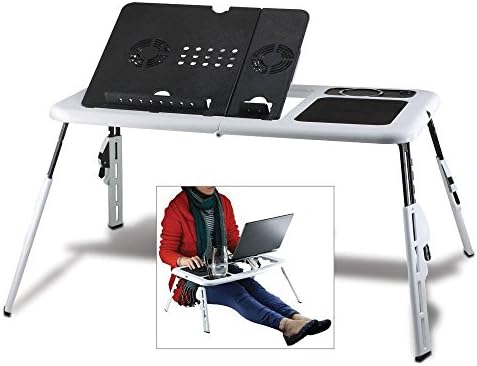 Adjustable Bed Table, Folding Portable Hp Workstation Laptop Tables For Couch