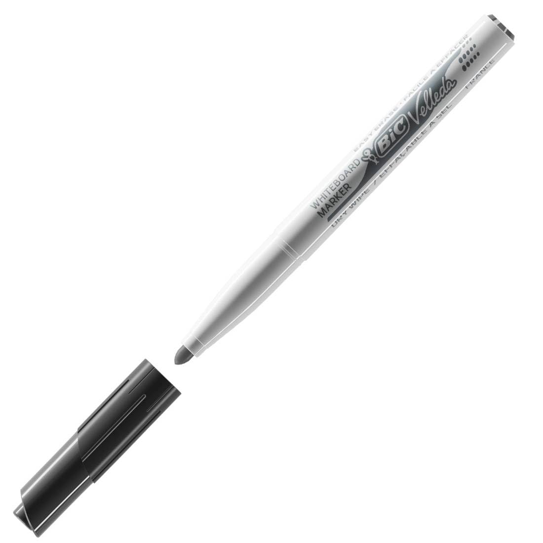 Bic Velleda Whiteboard Marker 1741, 2.0 mm, Black, 1199174109