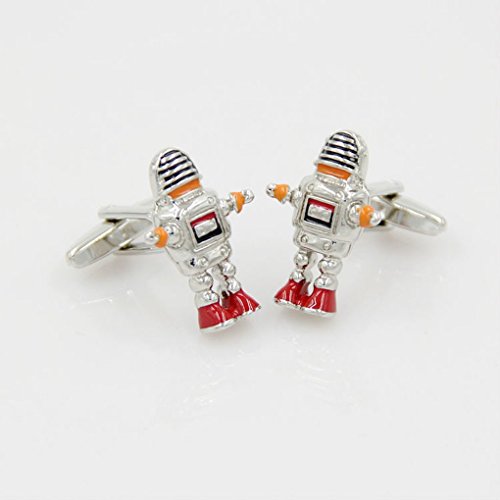 HHBuy Cufflinks For Men Or Women Designs Copper cufflink Cute Robot Cufflinks french shirt cuffs cufflink for men gifts cufflink