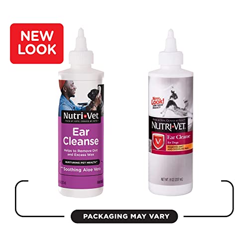 NutriVet Ear Cleanse for Dogs Ear Cleaner & Deodorizer 8 oz