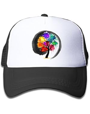 Bonsai Yin Yang Baby-Boy Comfortable Style Adjustable Baseball Caps