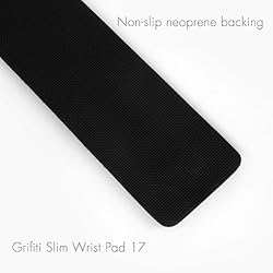 GRIFITI Slim Wrist Pad 17" x 4" x 0.25" Wrists Rest