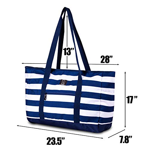 Extra Large Beach Bag With Zipper XXL Beach Tote Bag For Women With