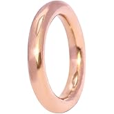 Krishnaa Jewels Classic Pure Copper Handmade Thick Round Ring Ethnic Gift Jewelry for Unisex