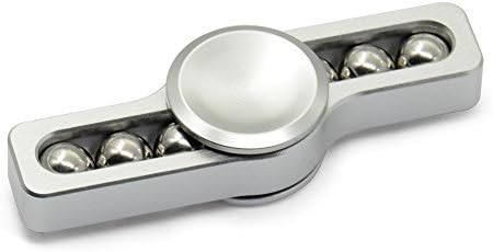 Fidget Spinner Toy High Speed Aluminum Alloy EDC Anxiety Relief Toy (Silver)