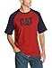 Caterpillar Raglan Trademark Tee, Chili Pepper, 2X-Large