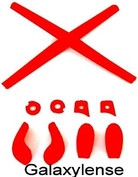 Galaxy Replacement Nose Pads & Earsocks Rubber Kits For Oakley Juliet,Penny,Mars Red
