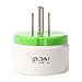 NEO Z-Wave Plus Smart Mini Plug Z-Wave Outlet With Timing and Energy Monitoring Home Automation, Work with Wink, SmartThings, Vera, Fibaro & more, Green (1PK)