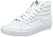 Vans Unisex Sk8-Hi Slim (Canvas) True White VN000XH7L5R Mens 6.5, Womens 8