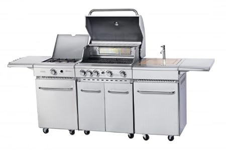 Barbecue A Gas Cucina Da Esterno In Acciaio Inox Ckw Cucina