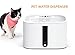 SUKI&SAMI Pet Fountain Cat Water Dispenser Healthy and Hygienic Drinking Fountain, 3L Automatic Electric Water Bowl for Dogs, Cats, Birds and Small Animals (Radar)