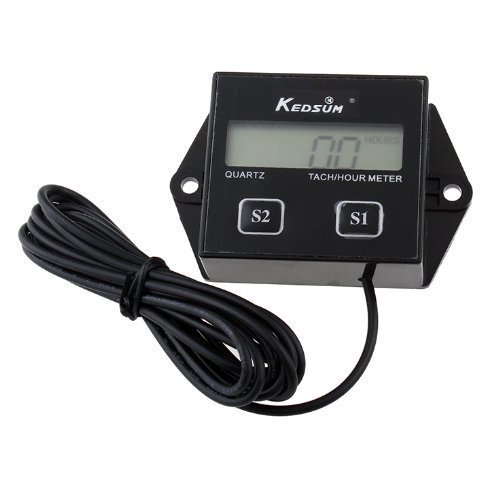 KEDSUM Upgrade Version Hour meter Tachometer 2 & 4 Stroke Small Engine