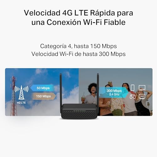 MB113-4G - Router Portátil 4G LTE, Wi-Fi N-300 até 32 dispositivos, Nano SIM Plug & Play, Powerbank USB-C e VPN