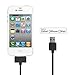 iPhone 4 4s Charger : Stalion Stable 30-Pin USB Sync Cable & Charging Dock Cord [Apple MFi Certified](Black)(6.5Feet/2 Meter) for iPhone 2G/3G/3GS/4/4S: Pad 1st/2nd/3rd Gen: iPod Touch 1st /2nd/3rd/4th Gen: iPod Nano 4th/5th/6th Generation
