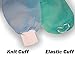 Dental Medical Latex Free Disposable Isolation Gowns Knit Cuff Non Woven | Fluid Resistant (10 Gowns/Pack, Green)