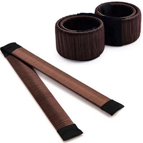 image for Hair Styling Roller,Vanvler New Girl Hair DIY Styling Donut Former Foa