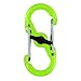Nite Ize S-Biner MicroLock Polycarbonate - 2 Pack - Lime