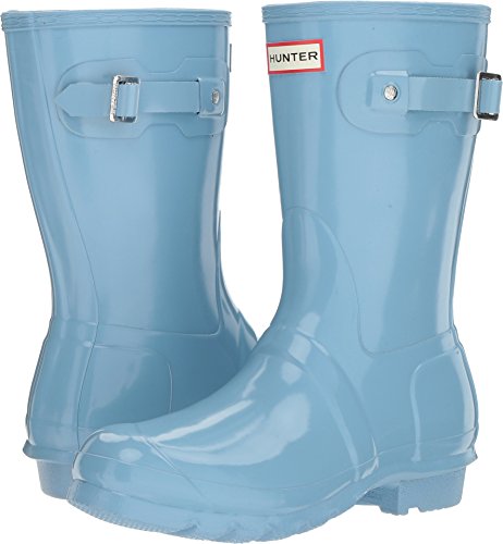 hunter light blue rain boots