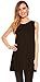 Red Hanger Womens Sleeveless Tunics - Women Flowy Tunic Tank Tops for Leggings (Black-XL)