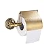 Oulantron Antique Brass Toilet Paper Holder Roll Tissue Bracket Wall Mounted