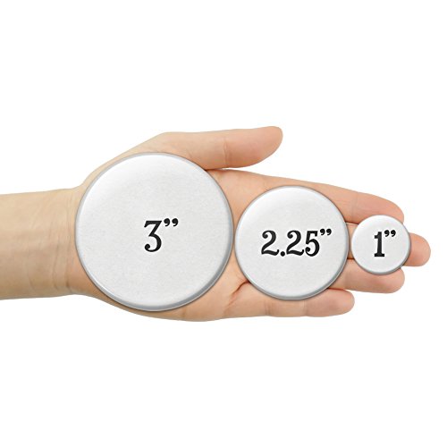 Keep Calm And Eat Pizza Red Pinback Button Pin Badge - 1 Inch Diameter