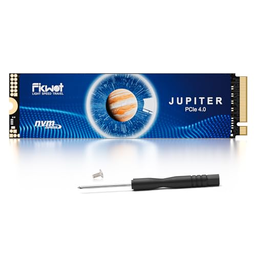 Fikwot FX660 2TB M.2 SSD, PCIe Gen 4x4 Dynamic SLC Cache - Speeds up to 5200MB/s M.2 2280 NVMe Internal SSD, Upgrade Storage for PC Computer, Laptop and PS5