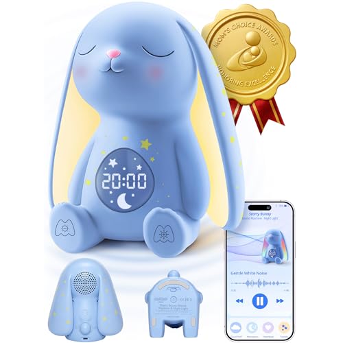 Photo 1 of 2025 Mom's Choice Awards | White Noise Sound Machine Baby - AI Cry Detection, Night Light, 100 Soothing Sounds, App Control, 150% Battery Life, 50% Faster Sleep, Baby Essentials