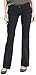Unionbay Juniors Heather Slash Pocket Uniform Long Bootcut Pant , Black, 3