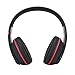 White Label AncStudio Bluetooth 4.0 Stereo Wireless Noise Cancelling 3.5mm Audio Input Headphones with Built in Mic - Black