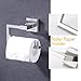 KES Bathroom Accessories Set Toilet Paper Holder Towel Ring Contemporary SUS304 Stainless Steel Rustproof 2-Piece Wall Mount Brushed Finish, LA242-21