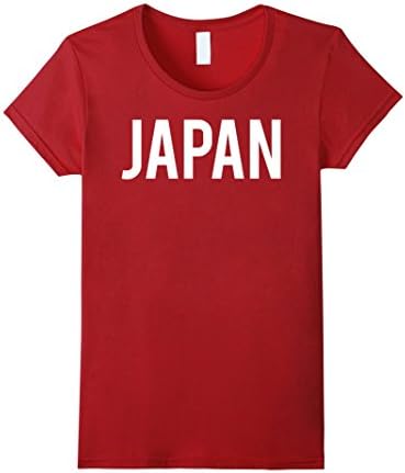 Womens Japan T Shirt Cool Japanese country fan funny cheap gift tee Small Cranberry